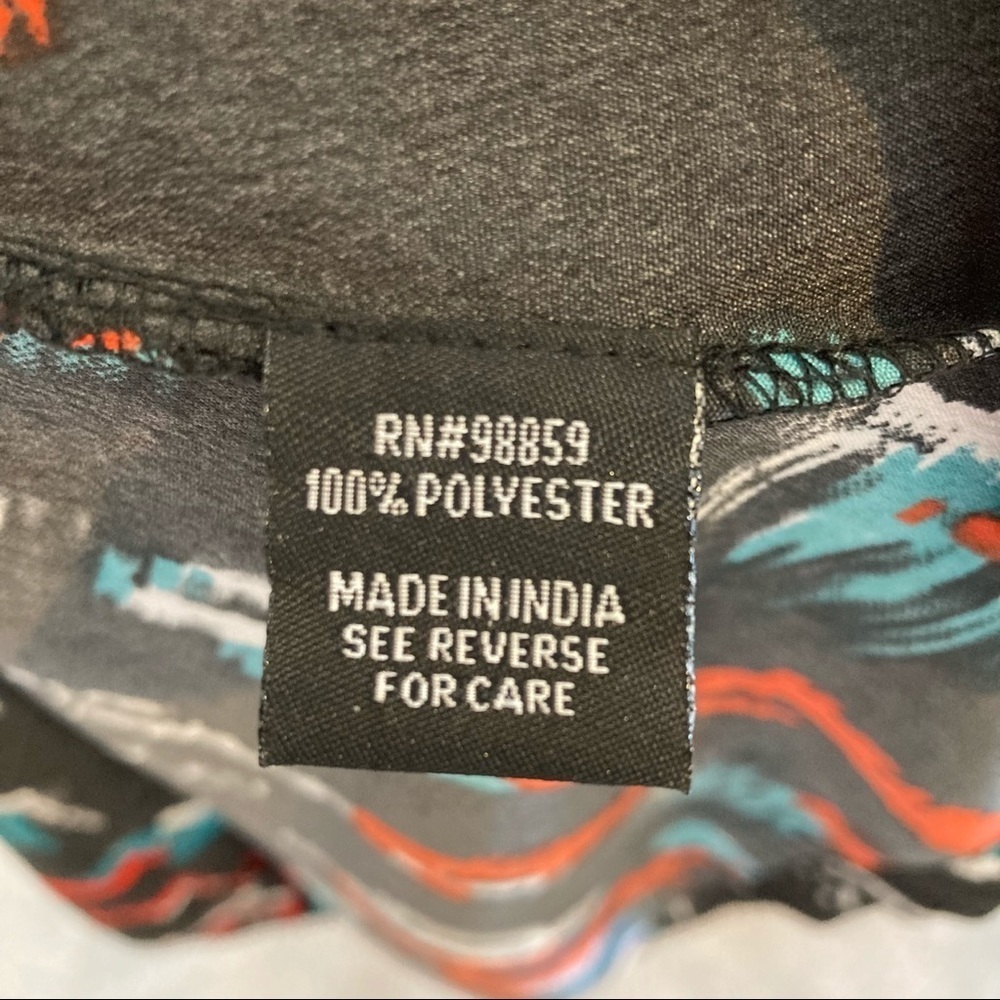 W118 by Walter Baker Black Raquel Patterned Maxi Dress Sz M - Picture 14 of 15